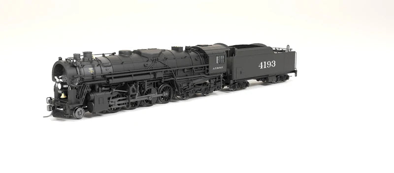 Broadway Limited Imports ATSF 2-8-4 Berkshire | T1a #4193 | 4-axle Tender | Paragon4 Sound/DC/DCC | Smoke | HO Scale