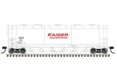 Atlas Master(R) ACF 6-Bay Cylindrical Hopper - Kaiser Aluminum #5036 - HO Scale