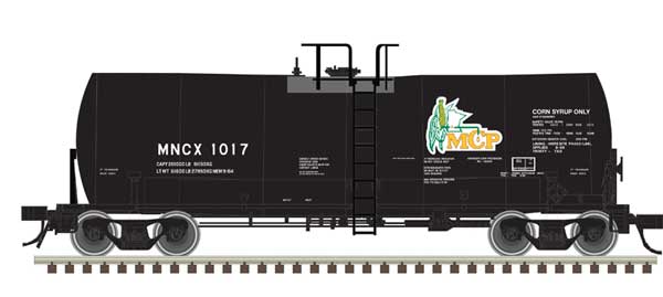 Atlas Trinity 17,600 Gallon Corn Syrup Tank Car, MNCX #1008, N Scale