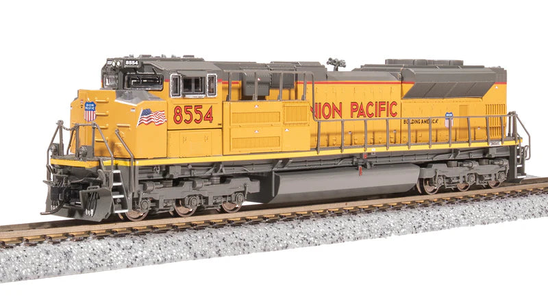 Broadway Limited EMD SD70ACe, UP 8554, Small Flags Scheme, Paragon4 Sound/DC/DCC, N Scale