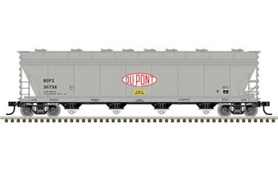 Atlas Master(R) Plus ACF 5250 Covered Hopper - DuPont #36724 - HO Scale