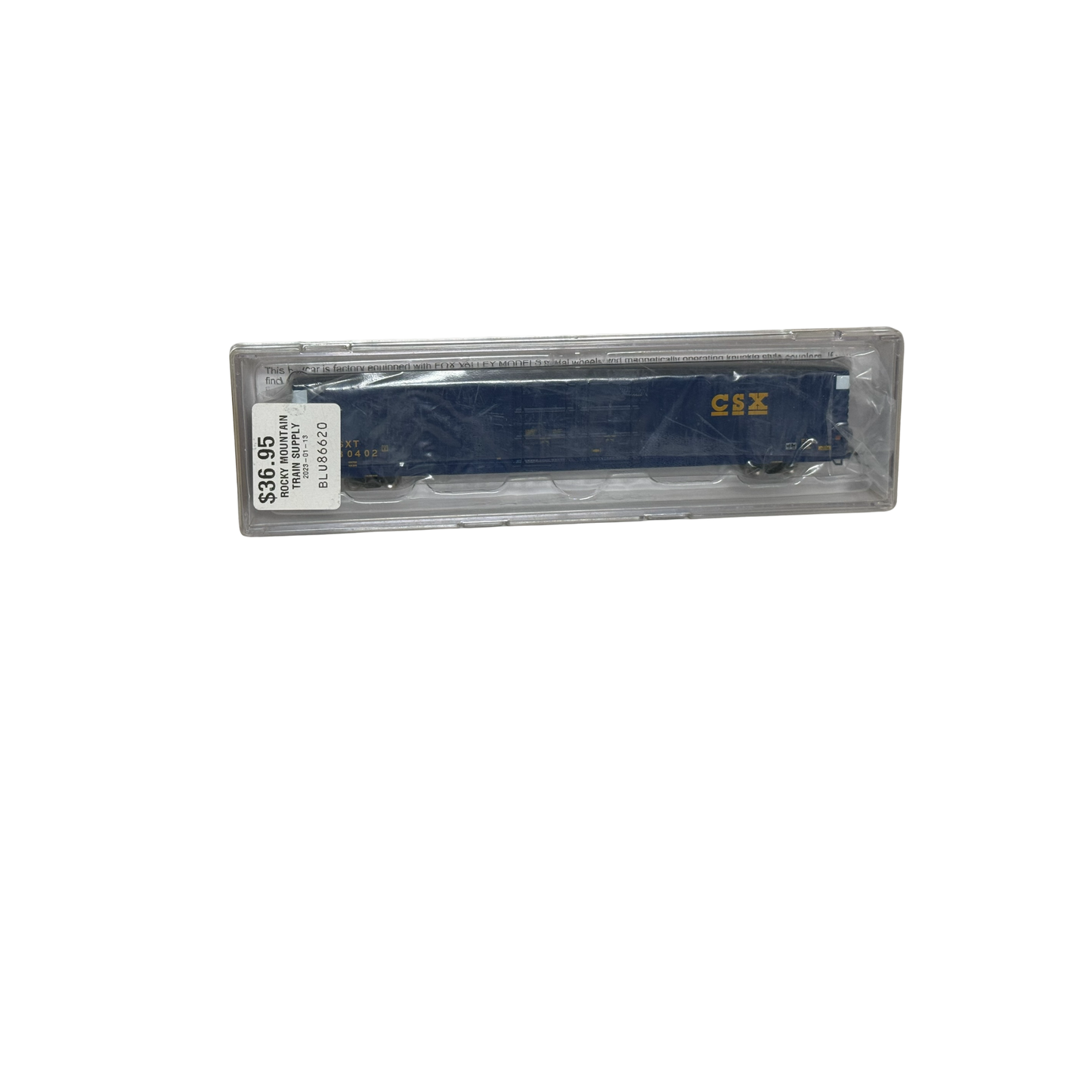 Bowser (86620) 86' Auto Parts Boxcar • CSX #180402 • N Scale (Pre-Owned)