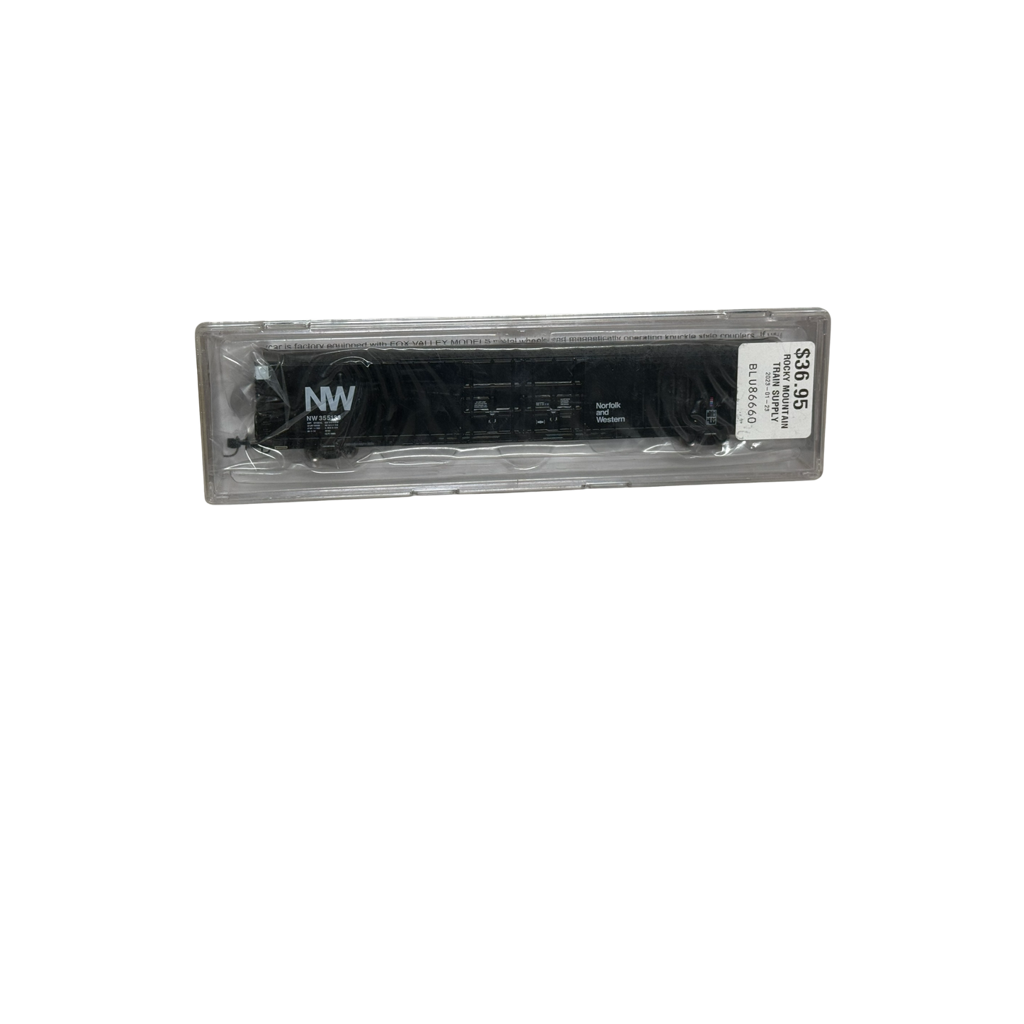 Bowser (86660) 86' Auto Parts Boxcar • Norfolk & Western #355133 • N Scale (Pre-Owned)
