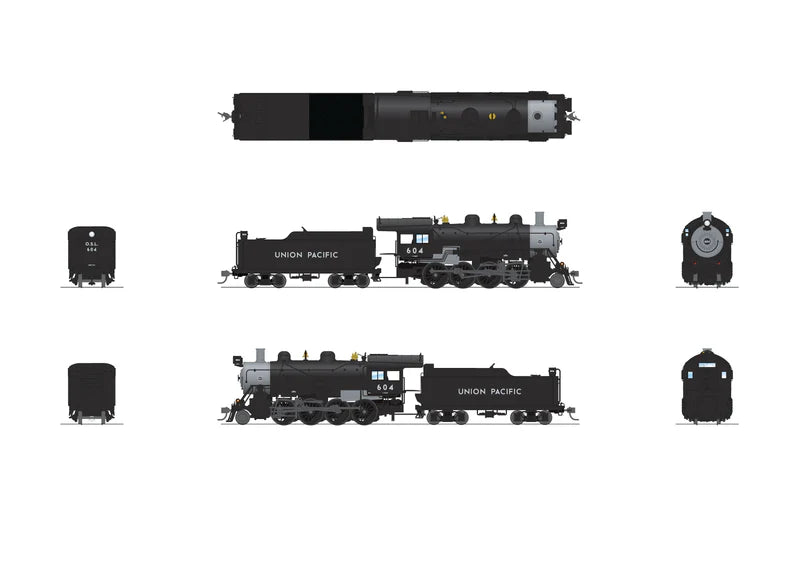 Broadway Limited 2-8-0 Consolidation | Union Pacific UP #613 (OSL) | Paragon4 Sound/DC/DCC | Smoke | HO Scale