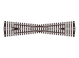 Peco, Code 100 Streamline Crossing, Long, Insulfrog, 12 Degree, SL94, HO Scale
