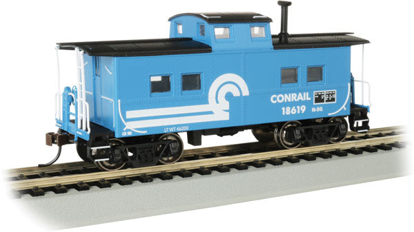 Bachmann Northeast-Style Steel Cupola Caboose - Silver Series(R) - Conrail #18619 - HO Scale
