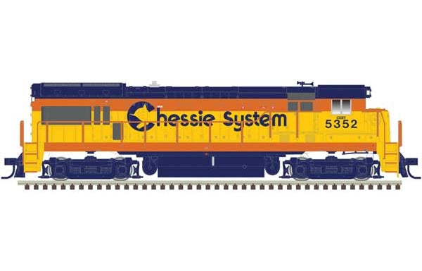 Atlas Master(R) Gold | GE U30B Low Nose Phase II | CSX #5352 | Ex-Chessie | DCC | ESU(R) LokSound | HO Scale