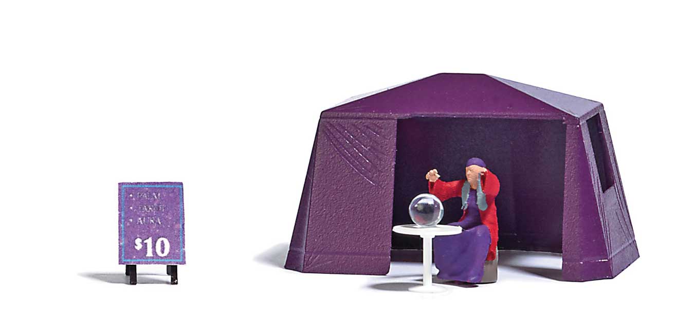 Busch Gmbh & Co Kg Fortune Teller Action Set - HO Scale