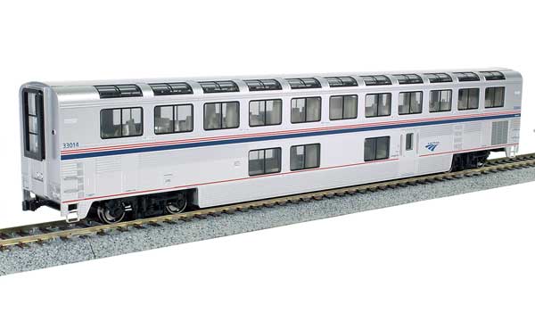 Kato (35-6066) | Amtrak Superliner I, Lounge Phase VI | Amtrak #33003 | HO Scale
