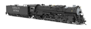 Broadway Limited, ATSF 4-8-4, #3751, As Appears Today, Paragon4 Sound/DC/DCC, with Smoke, N Scale