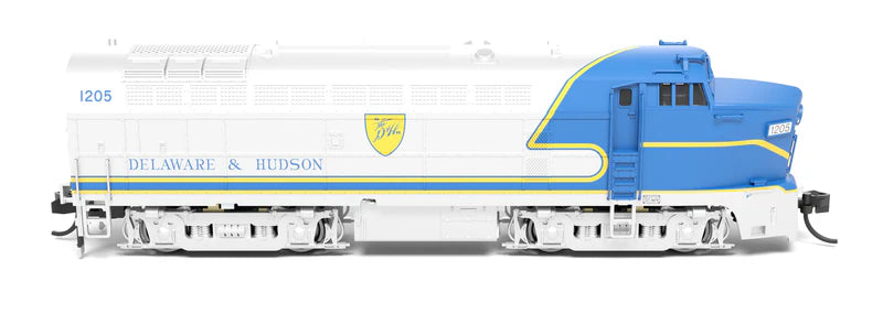 Broadway Limited – D&H Sharknose RF-16 A Unit #1205 – Blue Warbonnet – Paragon 4 Sound/DC/DCC – N Scale