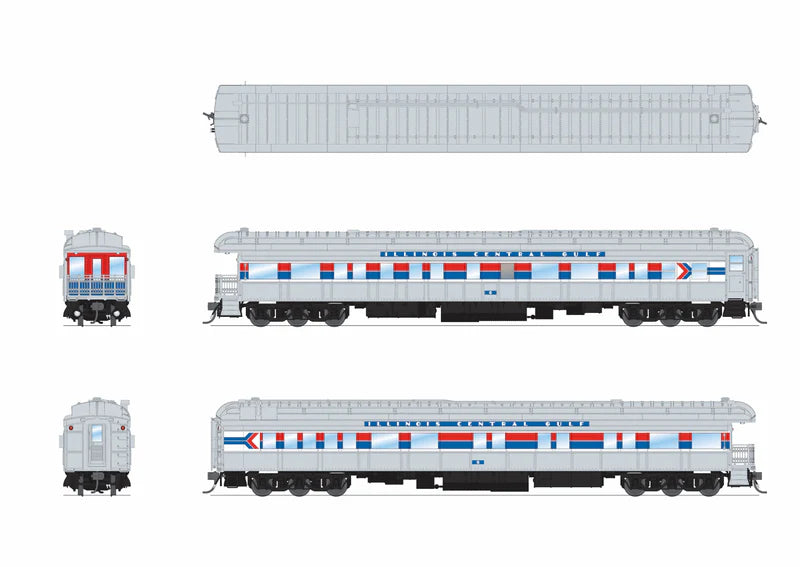 Broadway Limited Imports - Business Car - Amtrak / ICG #6 - HO Scale