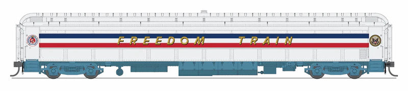 Broadway Limited Imports (9734) • 80' Passenger Coach w/ Lights • 1947 Freedom Train • 1947-1949 • HO Scale