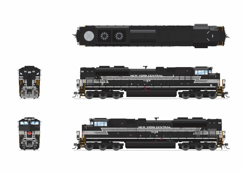 Broadway Limited Imports EMD SD70ACe (9782) | Norfolk Southern #1066 | NYC Heritage | Paragon4 Sound/DC/DCC with Smoke (HobbyTyme Exclusive) | HO Scale