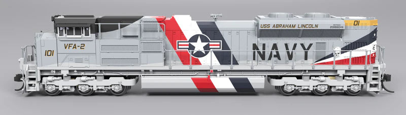 Broadway Limited Imports EMD SD70ACe | US Navy #101 | Fantasy Paint | Paragon4 Sound | DC/DCC | N Scale