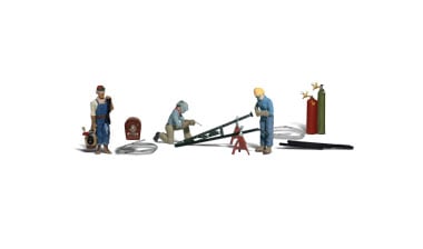 Woodland Scenics Scenic Accents(R) Figures, Welders and Accessories, N Scale