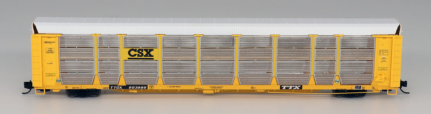 InterMountain Bi-Level Autorack, CSX – TTGX Flat Car, #150647 N Scale