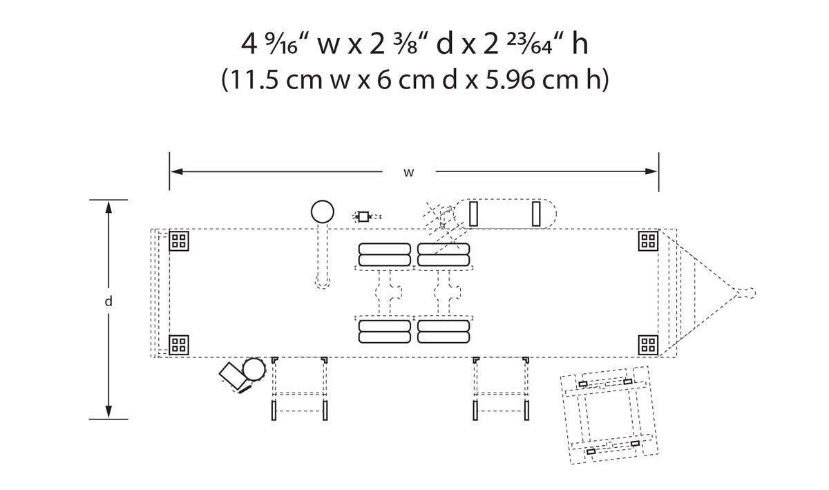 Woodland Scenics Built & Ready(R) Landmark Structures(R) - Assembled - Double Decker Trailer - HO Scale
