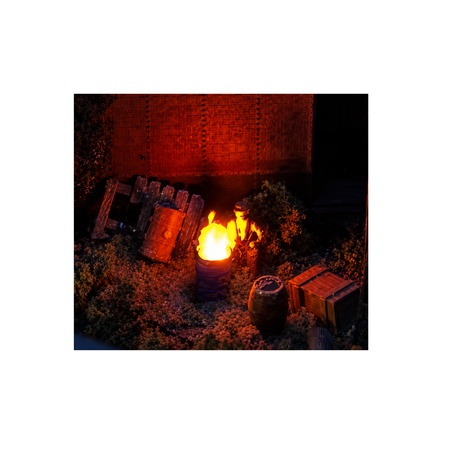 Sierra Valley HO Scale Details | Burn Barrel | Pkg of 2 | HO Scale
