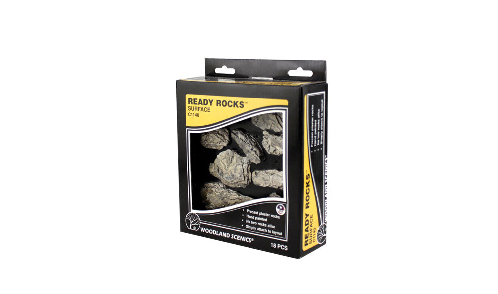 Woodland Scenics Ready Rocks(TM) - Surface Rocks (18 piece)
