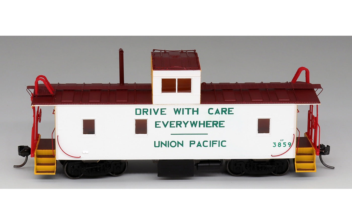 InterMountain (CCS1068-03) | CA-3 Early Caboose | Union Pacific #3859 "Drive with Care Everywhere" | HO Scale