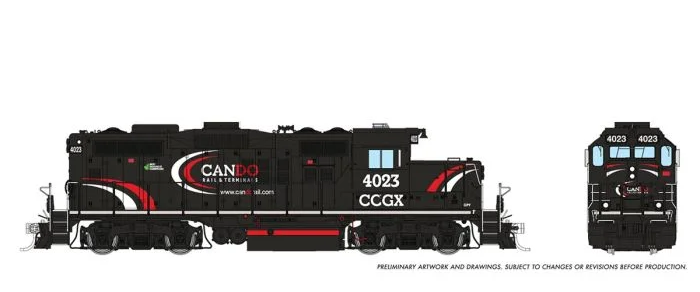 Rapido - GP9u - Cando CCGX #4423 - DC/DCC/Sound - HO Scale