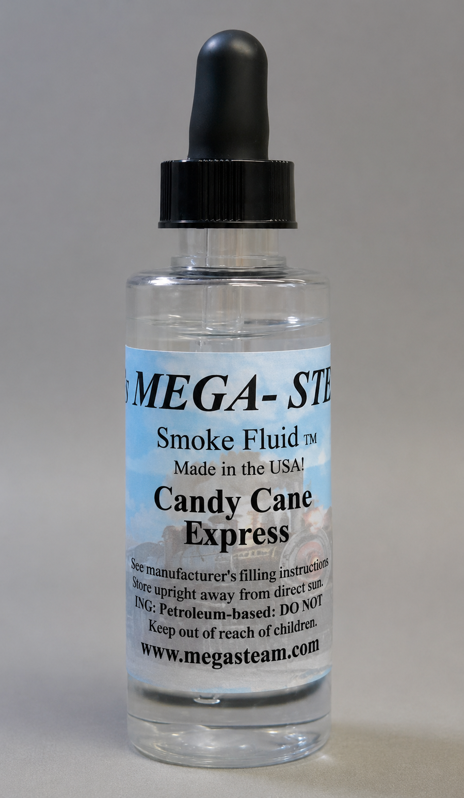 JT’s Mega-Steam Smoke Fluid (116) • Candy Cane Express • 2 oz.