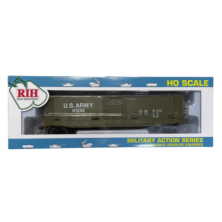 Rock Island Hobby RIH US Army Exploding Car, HO Scale