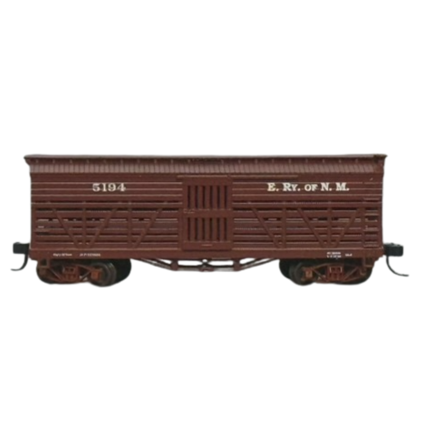 Athearn 36' Stock Car Eastern Railway of New Mexico #5194 N Scale Pre-Owned