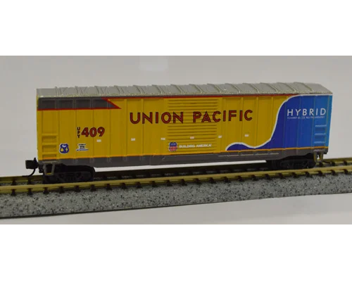 Value Trains Micro Trains Equipped ACF 50' 6" Boxcar - Union Pacific Commemorative Set - 8 Car Set - N Scale
