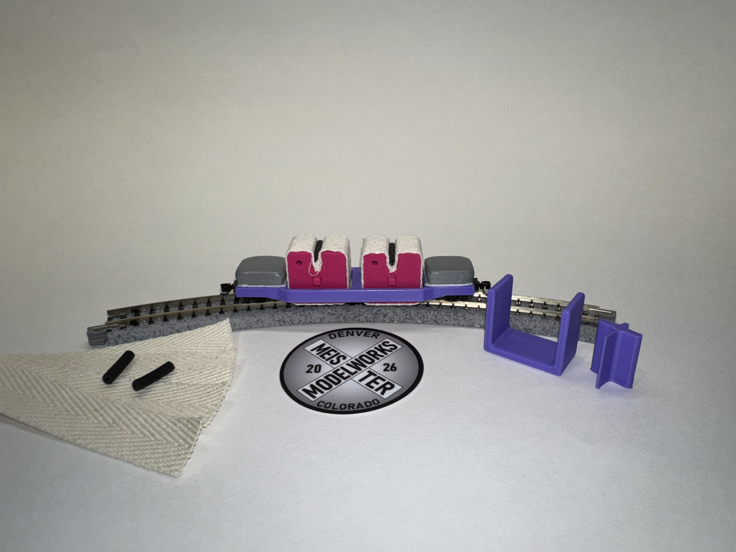 Meister Modelworks | Cleaning Car 5000 | Purple/Magenta | N Scale