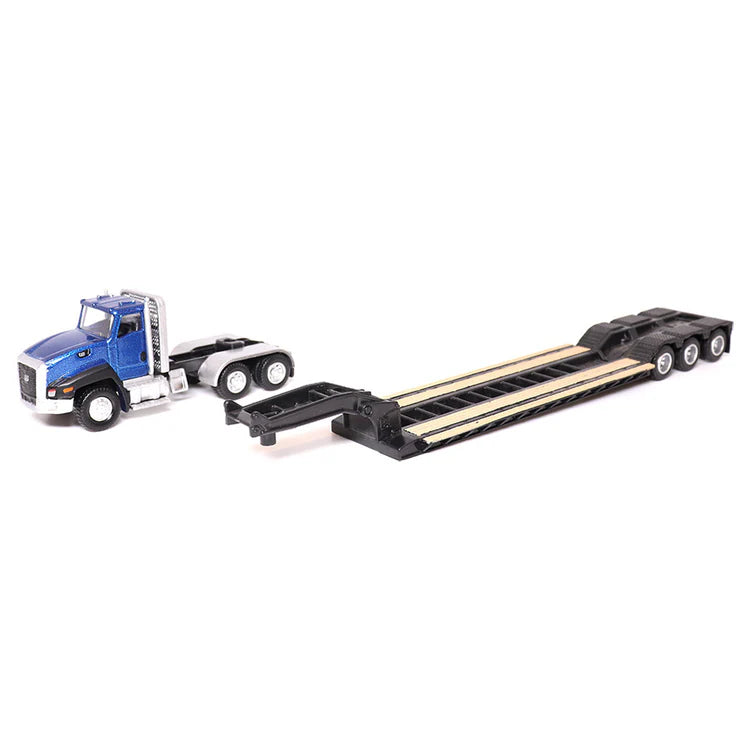 Diecast Masters (84415) | CAT CT660 Day Cab Tractor w/ Lowboy Trailer and CAT 315C L Hydraulic Excavator | HO Scale