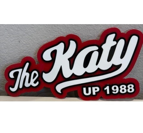 The Katy UP 1988 Sign