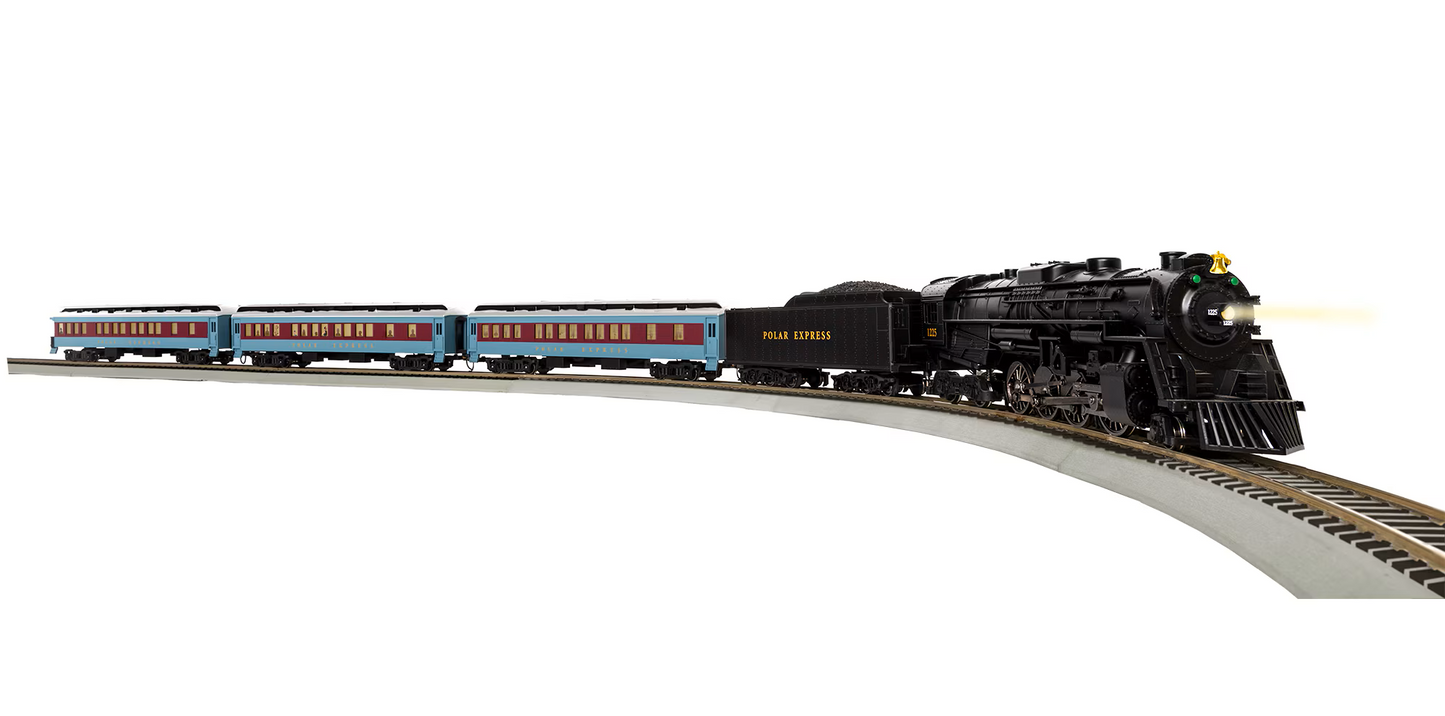 Lionel - LionChief Complete Train Set - The Polar Express - 2-8-4 with 3 Cars - Bluetooth Control - HO Scale
