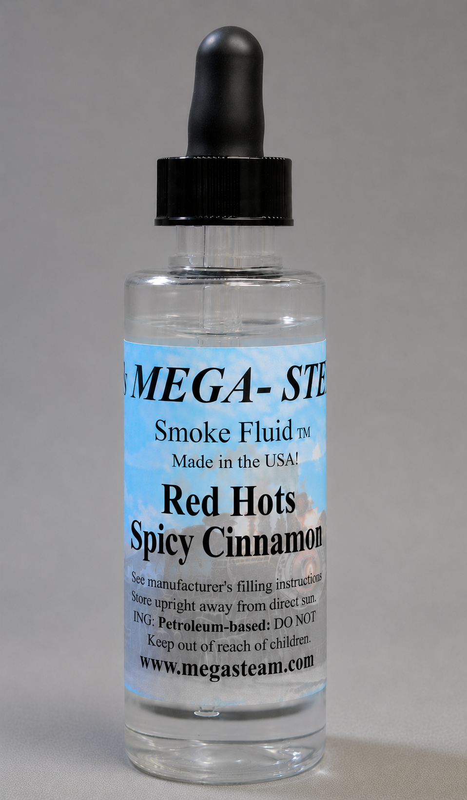 JT’s Mega-Steam Smoke Fluid (157) • Red Hots Spicy Cinnamon • 2 oz.