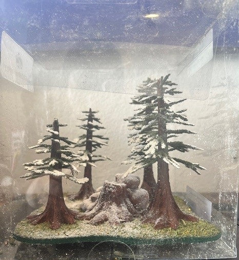 Grand Central Scenery Redwood Pines with Snow