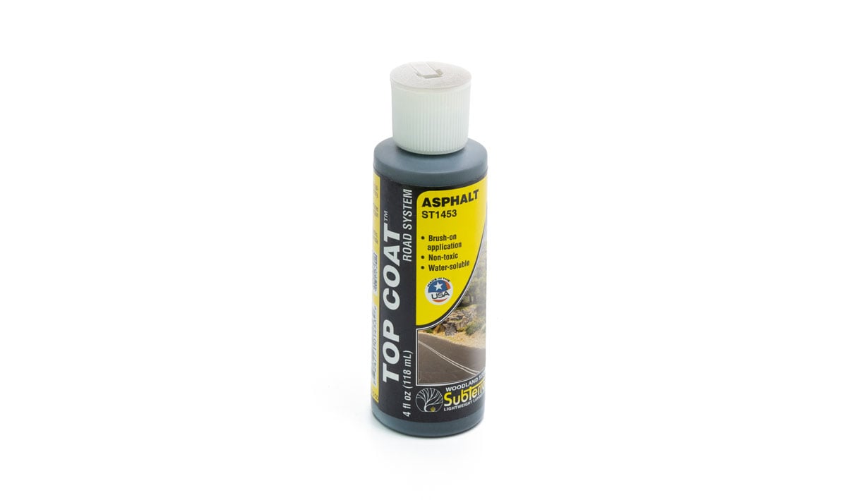 Woodland Scenics Top Coat(TM) SubTerrain System Road System - Asphalt - 4 oz.