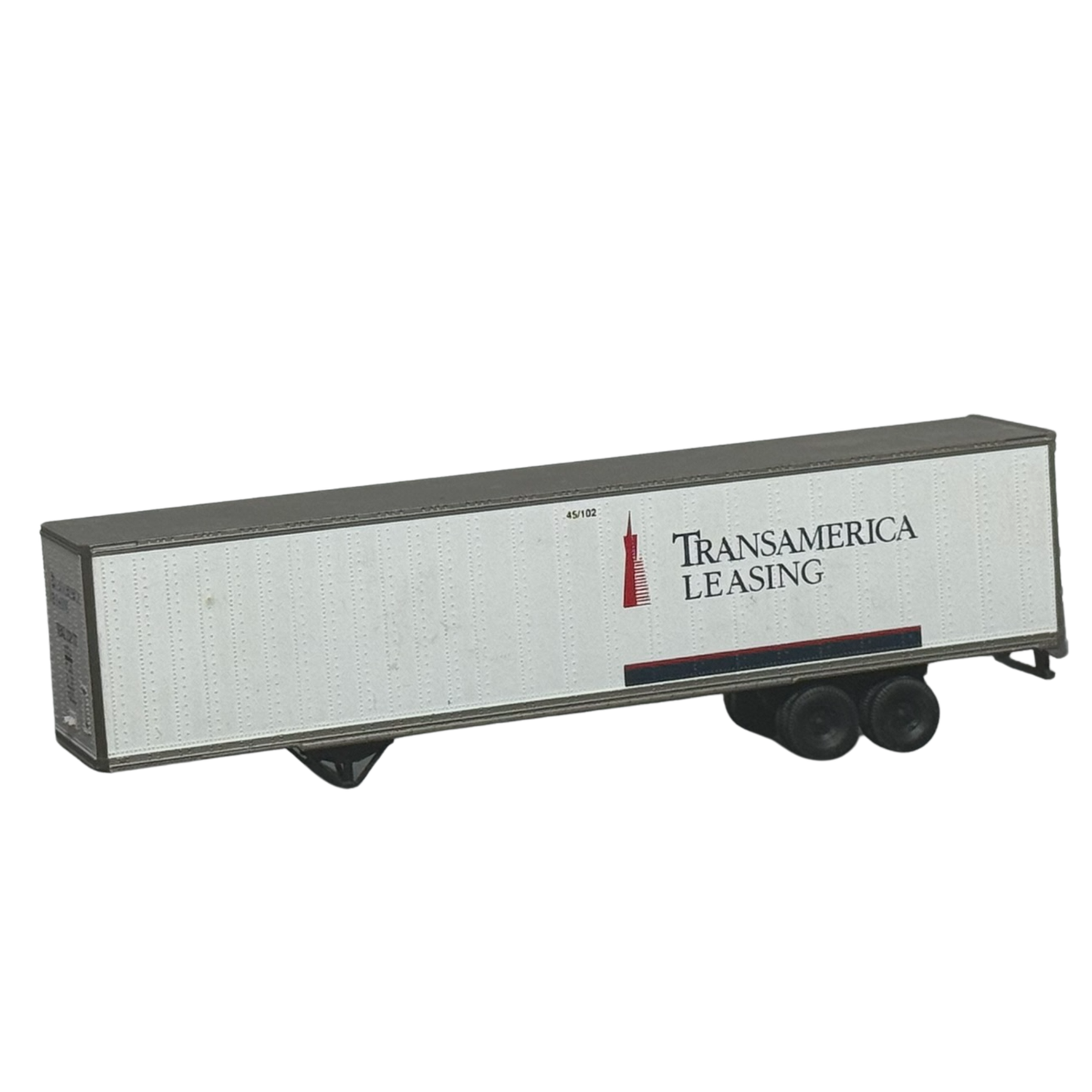 Unknown Brand TransAmerica Leasing Trailer w/Attached Dolly HO Scale (Pre-Owned)