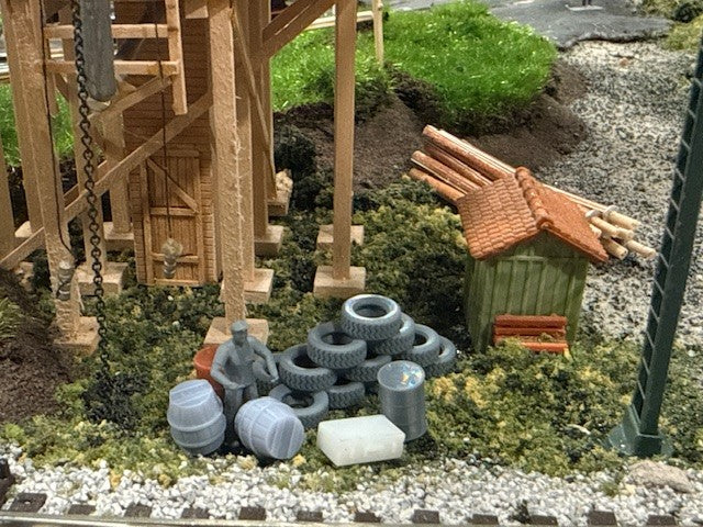 Sierra Valley HO Scale Details | Tires & Barrels | HO Scale