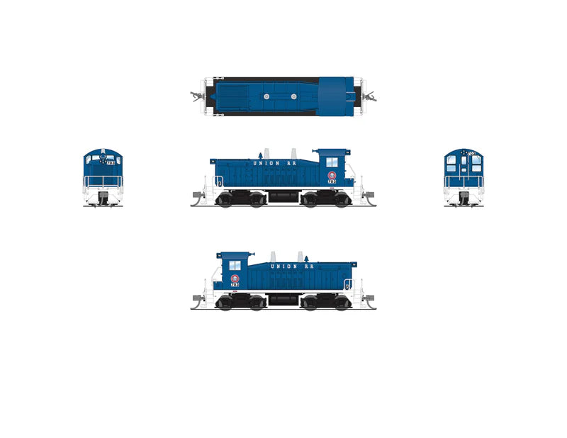 Broadway Limited Imports, EMD SW7 Switcher, Union Railroad #703, Paragon4 Sound/DC/DCC, N Scale