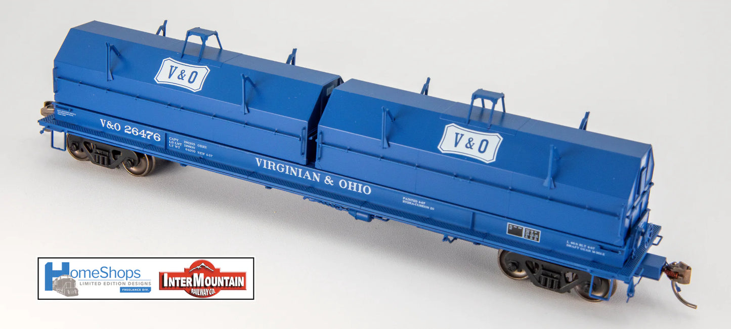 Home Shops InterMountain Coil Car, Evans Steel Coil Car, Virginian & Ohio (V&O) #26476 HO Scale