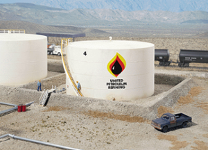Walthers Cornerstone Wide Oil Storage Tank w/ Berm, Kit, HO Scale