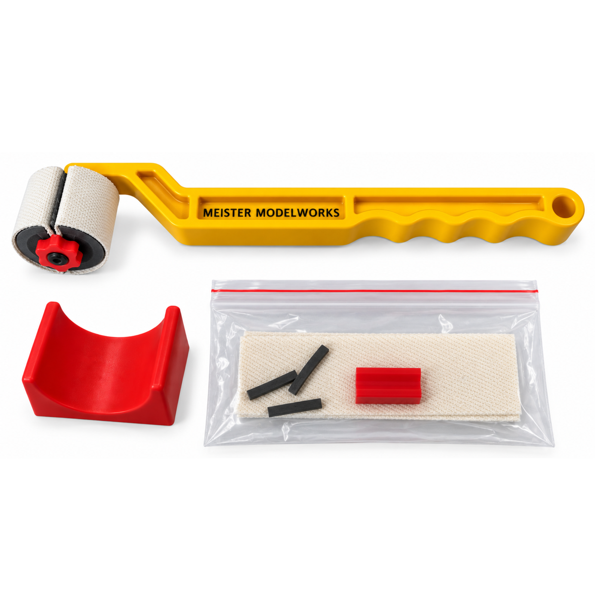 Meister Modelworks Cleaning Wand 5000 Starter Kit Yellow & Gray HO & N Scale