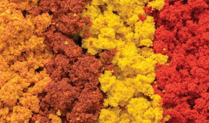 Woodland Scenics, Clump Foliage(TM), 3 Quarts, Autumn Mix