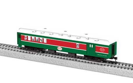 Lionel Heavyweight Combine Car, North Pole Central, HO Scale