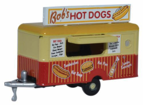 Oxford Diecast, Concession Trailer, Bob’s Hot Dogs, N Scale
