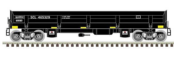 Atlas, Difco Side-Dump Car, Seaboard Coast Line #465329, Ready to Run, Master, N Scale