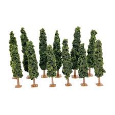 JTT Scenery Products, Pine Tree Value Packs, pkg of 12, HO Scale