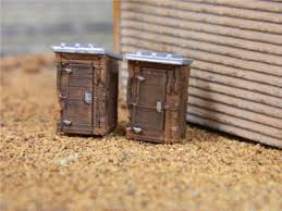 JEB Mfg – Outhouse – Pkg of 2 – N Scale