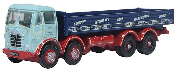 Oxford Diecast, Foden FG 8 Wheel Low-Side Dropside Truck, Assembled, Dennys Transport, N Scale